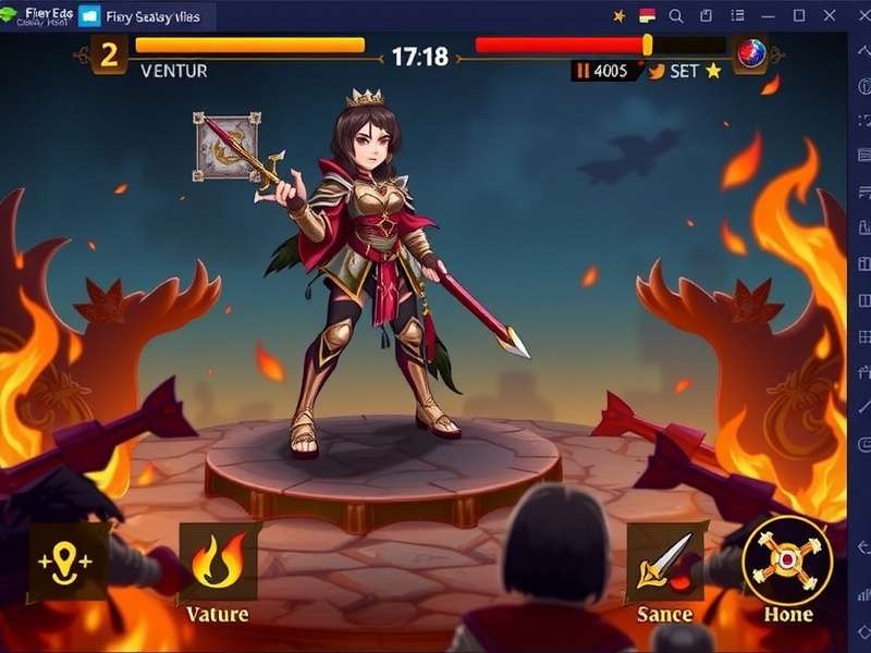 Fiery Edge Gladiator Game Screenshot